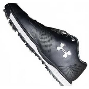 Under Armour Black Golf Shoes with Spiked Sole
